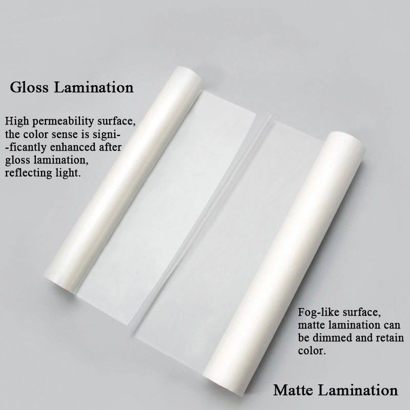 La diferencia entre laminación mate y brillante.