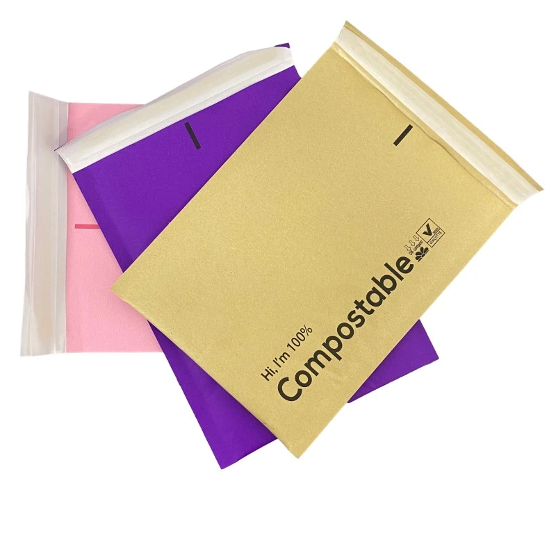 ¿Qué es un sobre de burbujas de papel Kraft biodegradable?
