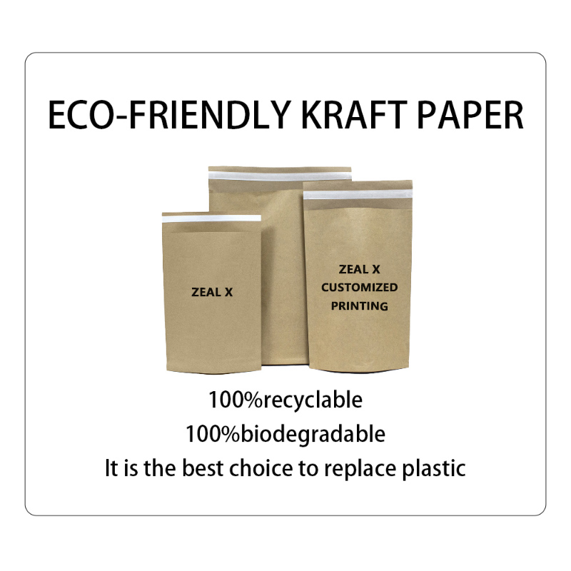 Zealx lanza la bolsa de empaque de prenda de papel de Kraft Brown: alternativa ecológica al plástico