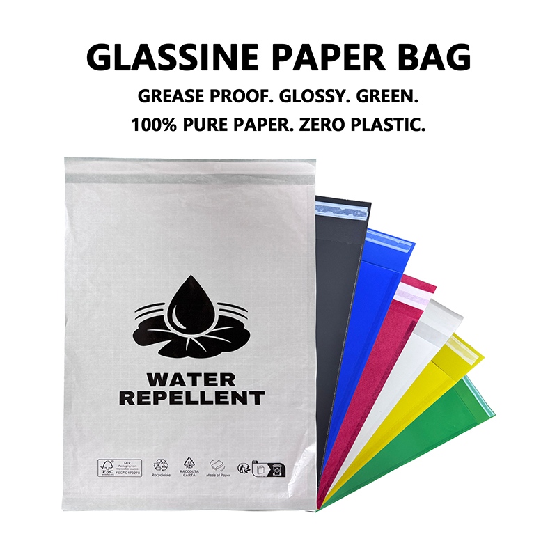 La bolsa de papel glassine personalizada para embalaje de prendas de vestir ayuda a las marcas a reemplazar los embalajes de plástico