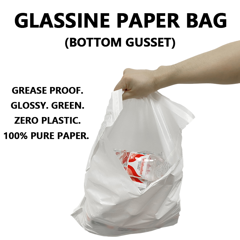 La bolsa de papel glassine con refuerzo inferior personalizada ayuda a las marcas a realizar la transición a envases sin plástico