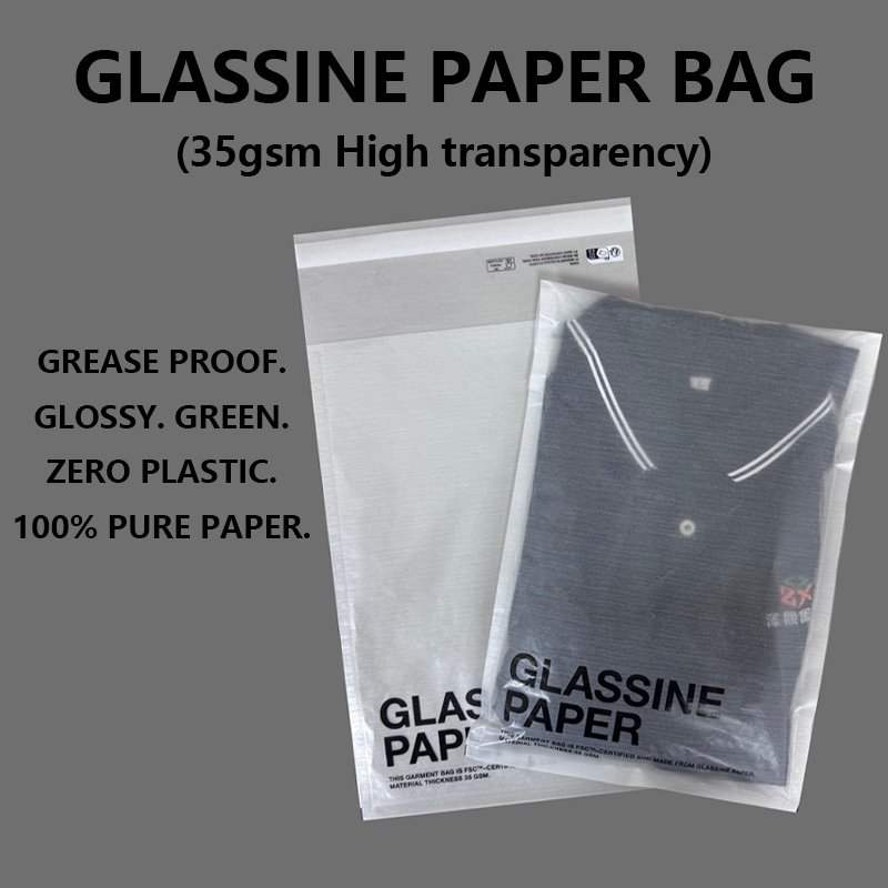 Las bolsas de papel glassine personalizadas de alta transparencia ayudan a las marcas a realizar la transición a envases sin plástico