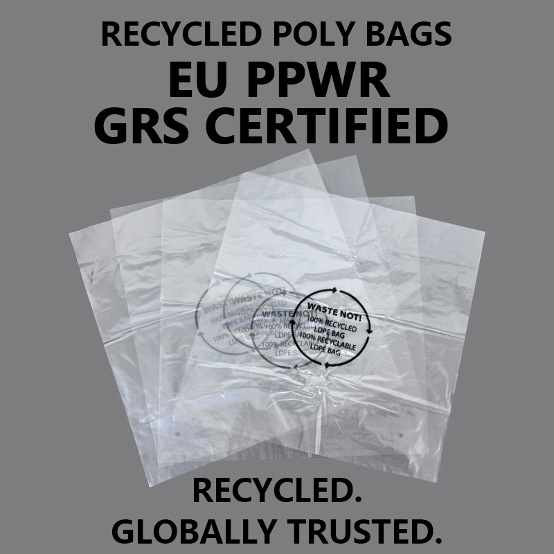Zeal X lanza bolsas de embalaje de LDPE reciclado personalizadas para embalajes centrados en PPWR de la UE