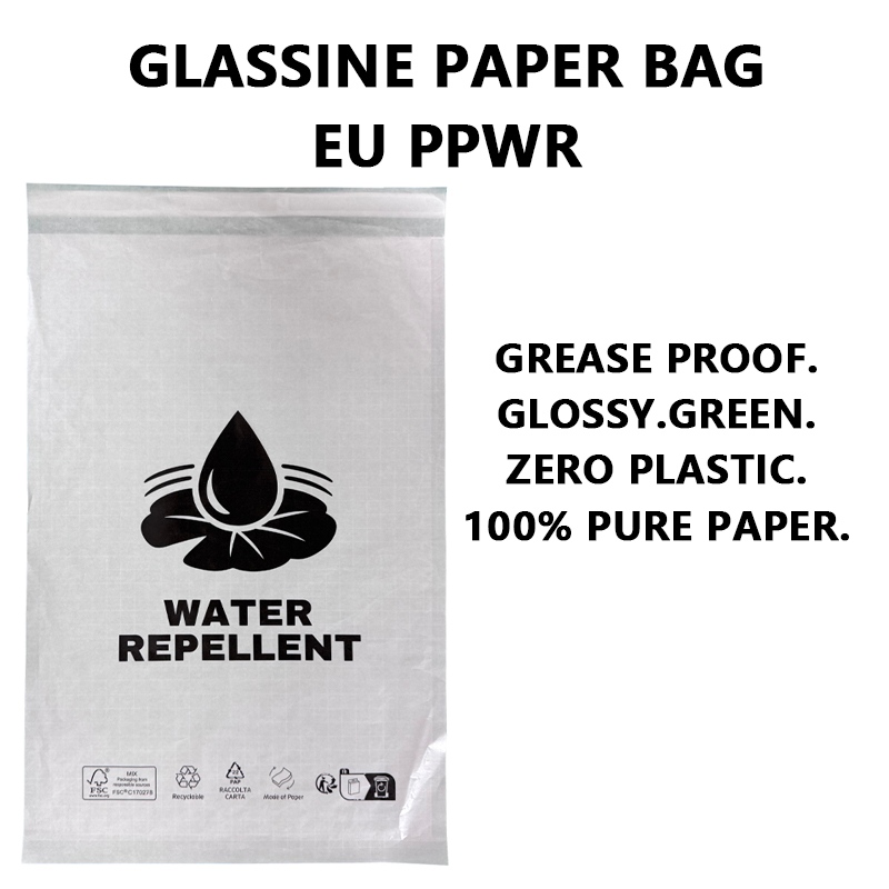 Zeal X presenta bolsas de papel glassine repelentes al agua para envases sin plástico y las necesidades del mercado PPWR de la UE