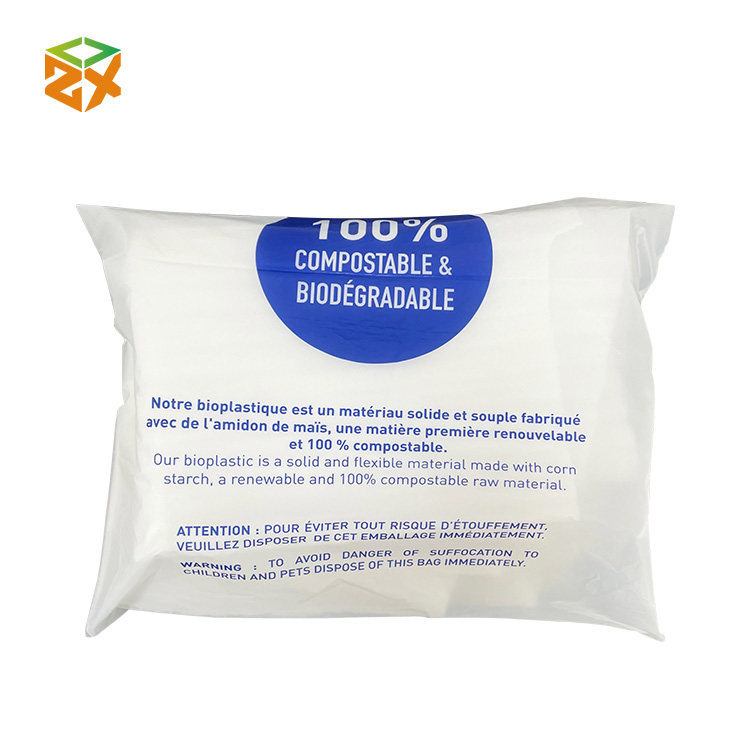 Bolsa tipo sobre compostable