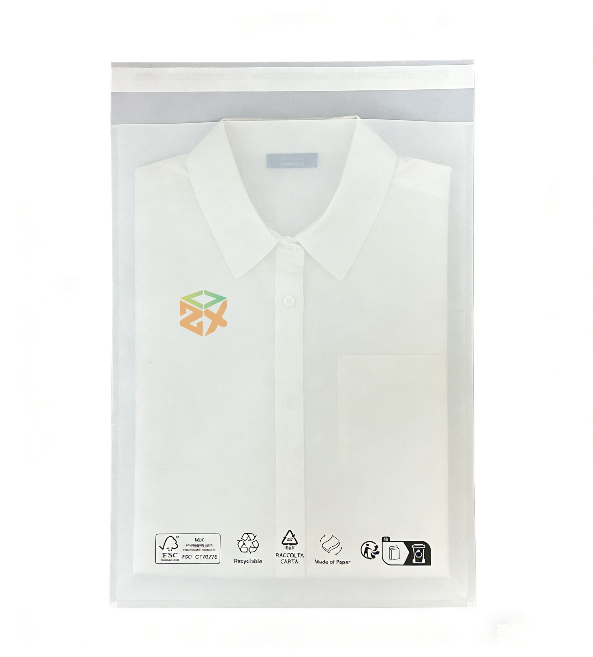 Bolsas de papel glassine ecológicas personalizadas