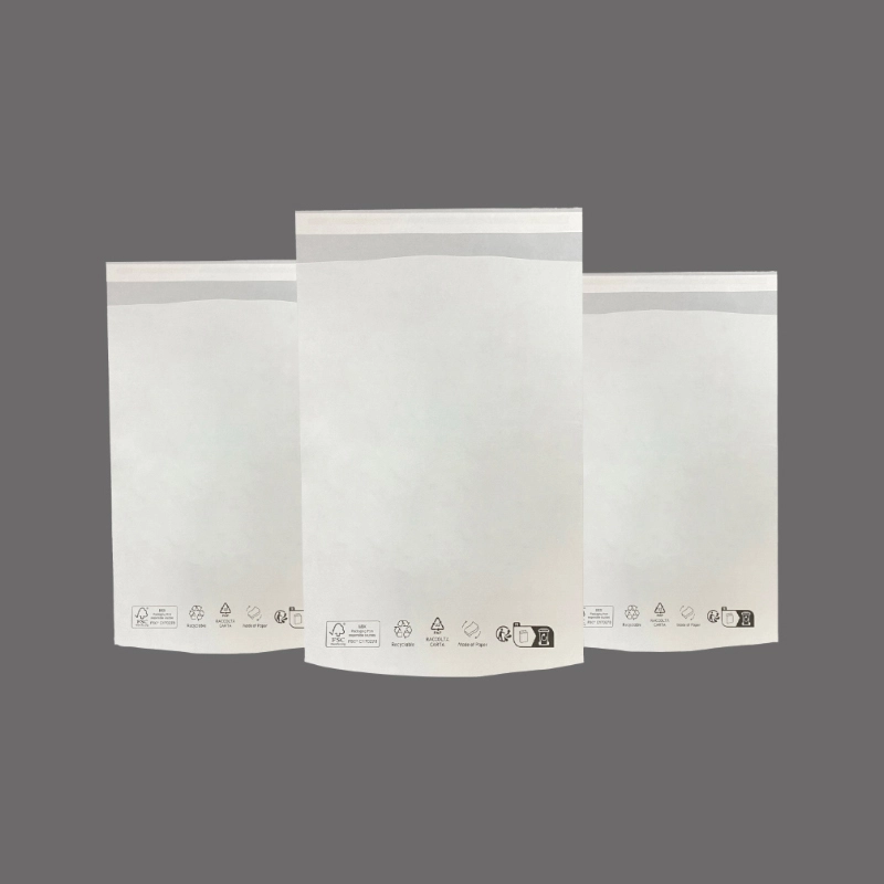 Bolsa de papel de vidrio - soporte inferior