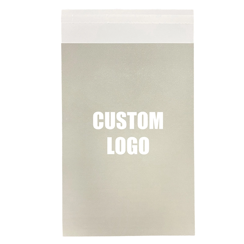 Bolsa de papel Kraft gris