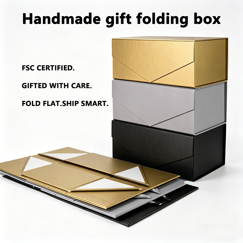 Cajas plegables de regalo hechas a mano