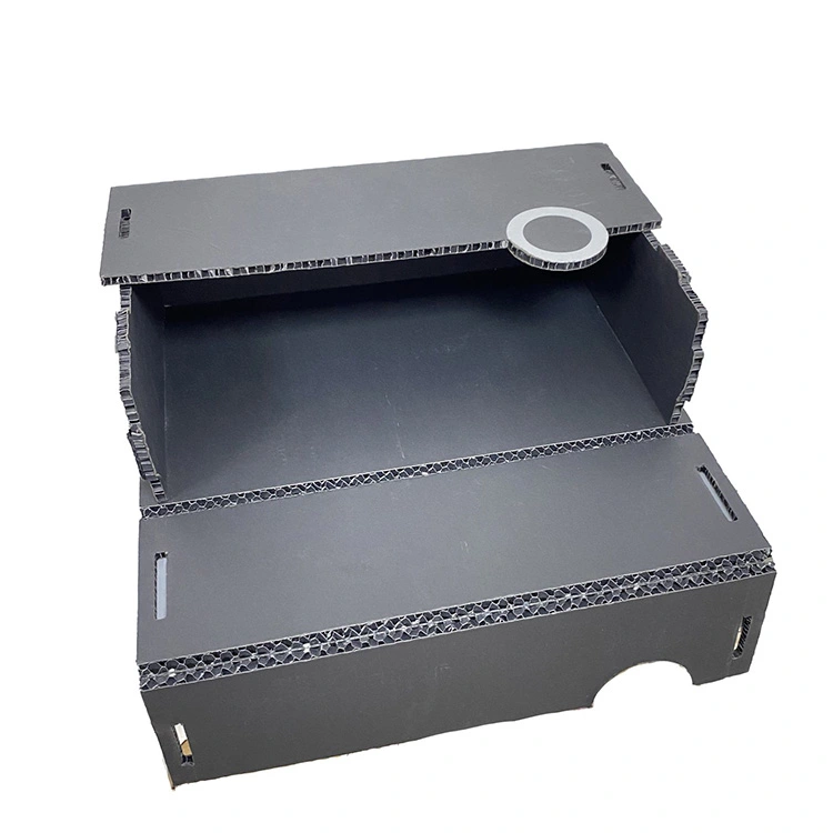 Caja de cartón alveolar