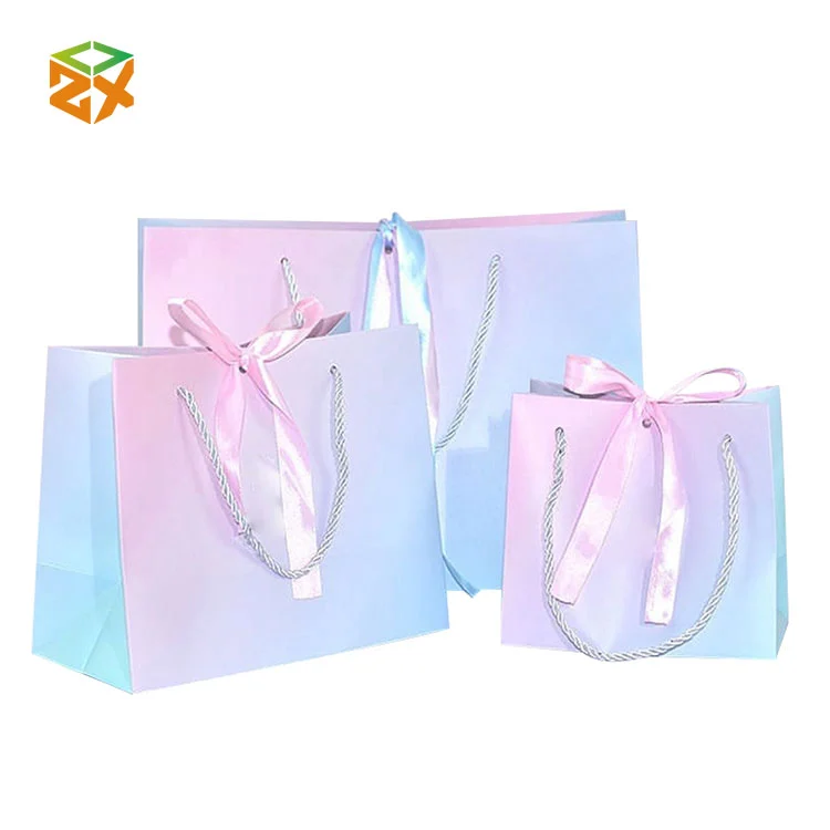 Bolsas de compras de papel de lujo