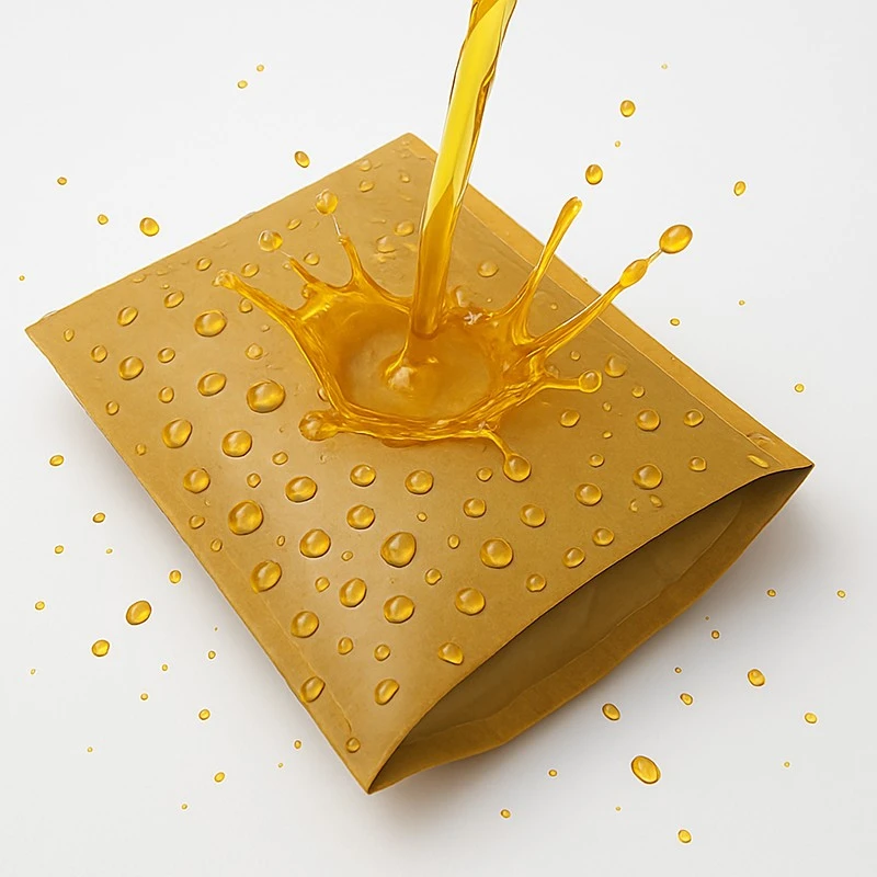 Bolsa de papel kraft a prueba de aceite