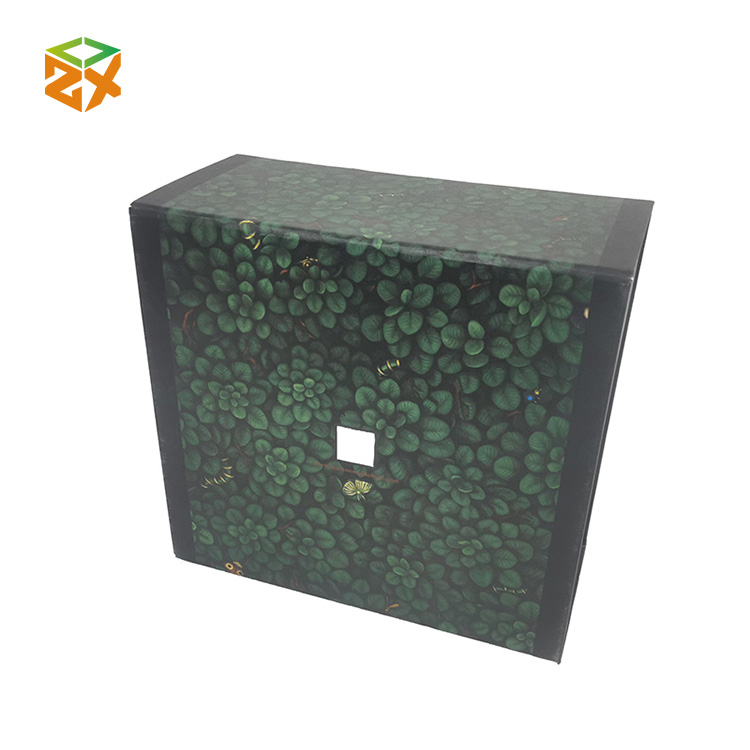 Caja de papel plegable impresa