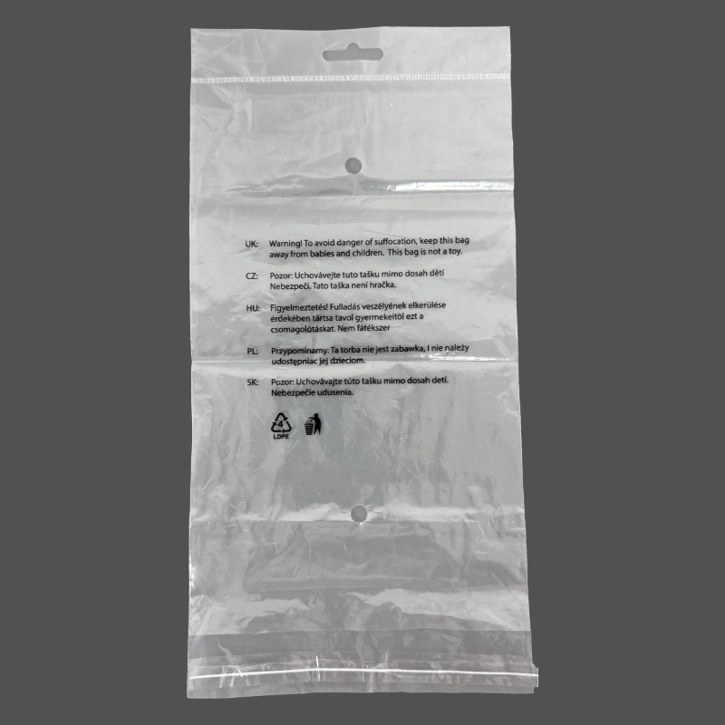 Bolsa de encabezado reciclada
