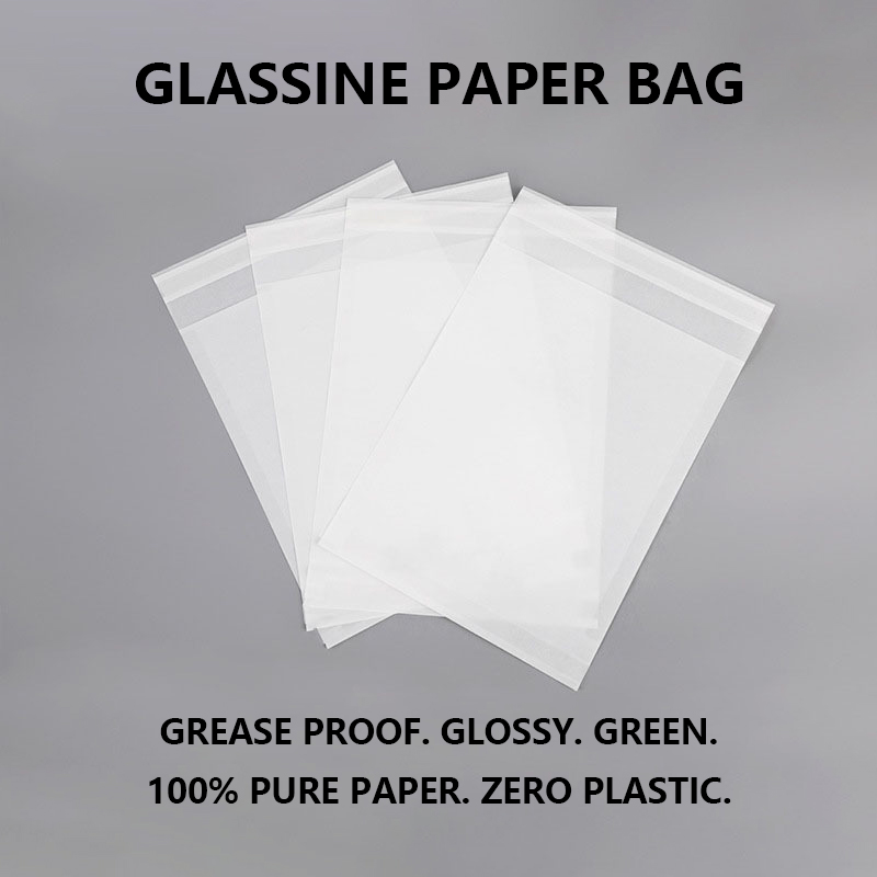 Bolsas de papel glassine translúcido